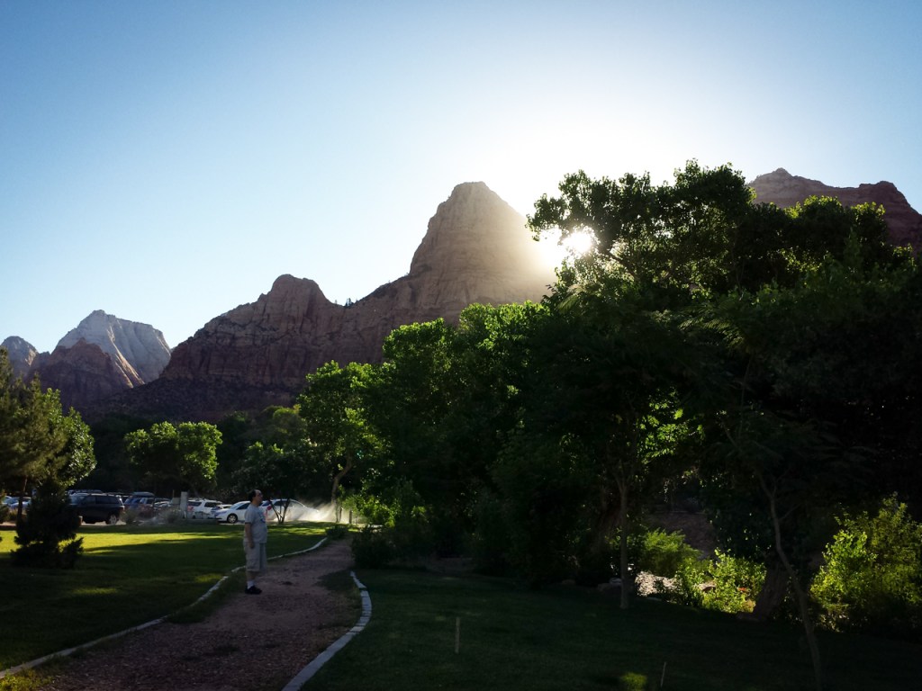 Looking Northwest, Cliffrose Lodge & Gardens